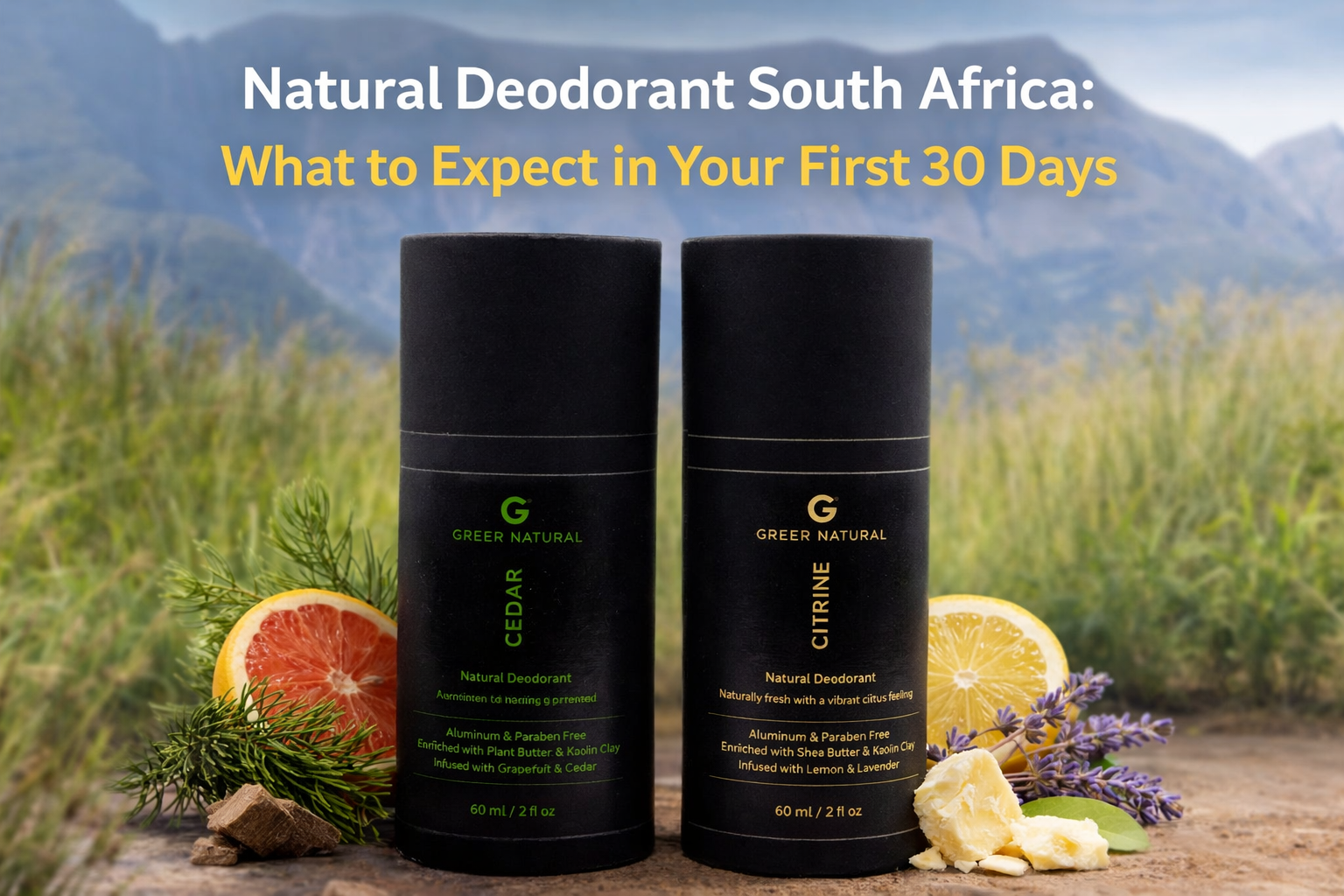 Natural Deodorant South Africa: What to Expect in Your First 30 Days